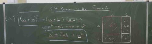 Tafelbild Mathematik